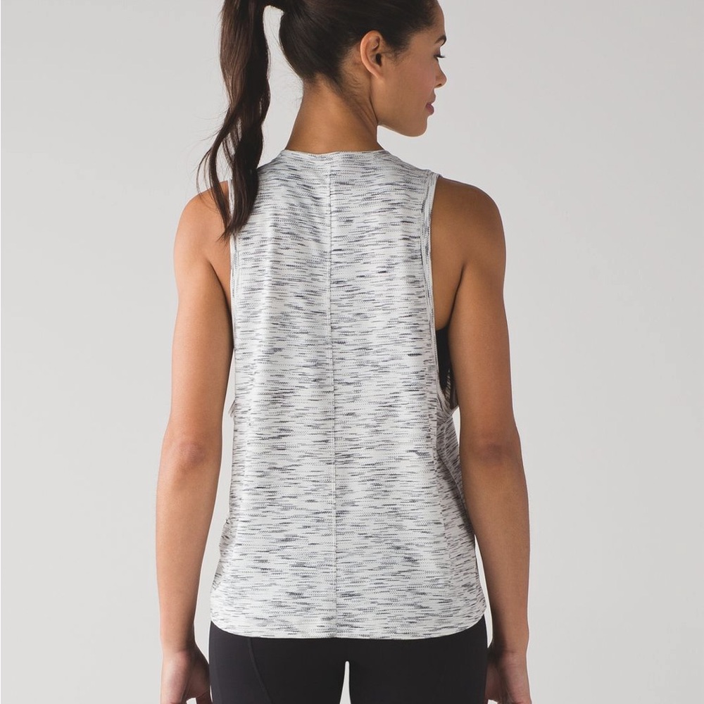 Lululemon Cardio Squad Muscle Tank in Tiger Space Dye